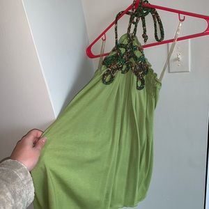 Green halter